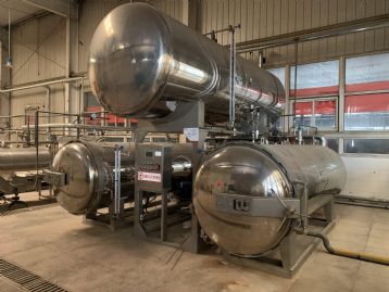 蒸汽加热二手杀菌锅 2022-4