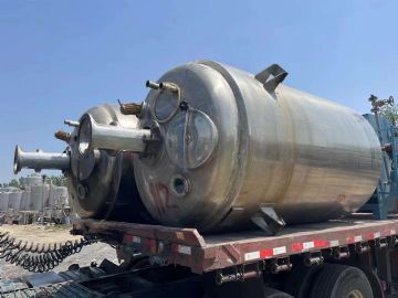 转让二手不锈钢搅拌罐 容积4立方-5立方