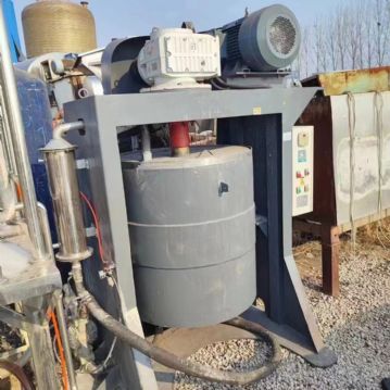 转让二手立式球磨机 一台容积500升内衬