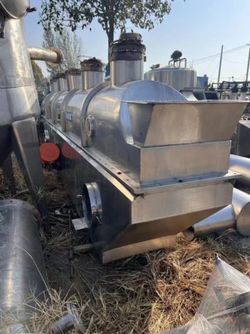 转让二手流化床干燥机 一套0.6米X6米