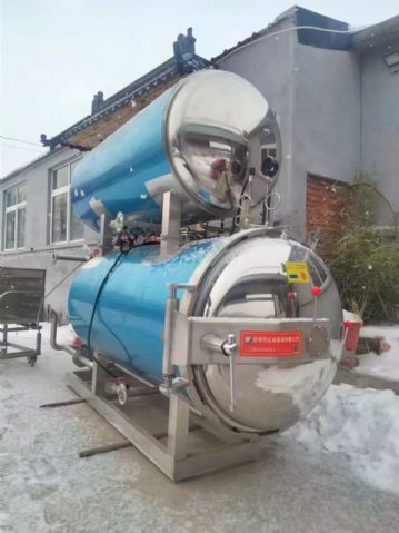 转让二手双层杀菌锅 一台容积1.32立方