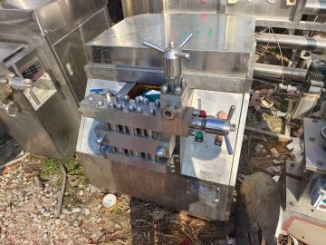 转让二手高压均质机 两台流量500h25