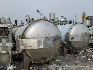 转让二手单层杀菌锅 一套10立方四拖一预