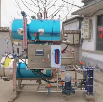 转让二手喷淋杀菌锅 一套0.55立方水浴