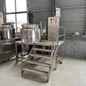 转让二手乳化罐 一套容积500L电加热下