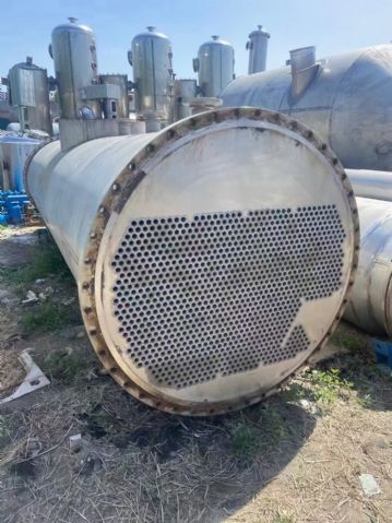 转让二手不锈钢冷凝器 一台509平方自重