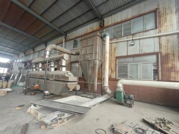 转让二手流化床干燥机 一套0.6米X6米