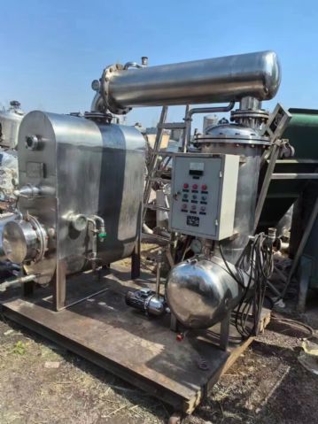 转让二手浓缩机组 一套容积200升单效浓
