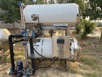 转让二手双层杀菌锅 一套0.88立方电加