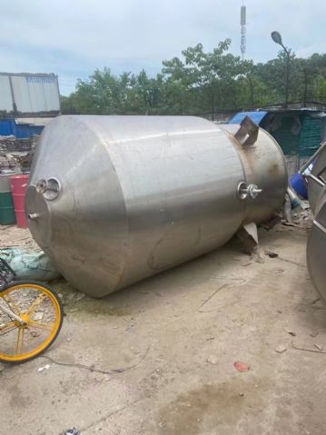转让二手不锈钢搅拌罐 一台容积3立方夹套