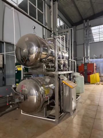 转让二手双层杀菌锅 一套容积2.03立方