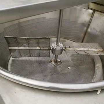 转让二手圆形油炸锅 一台直径1.2米电加