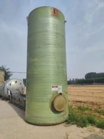 转让二手玻璃钢罐 一台容积20立方立式食