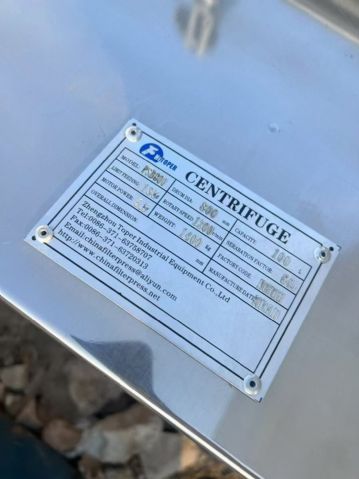 转让二手平板离心机 一台直径800型赛德