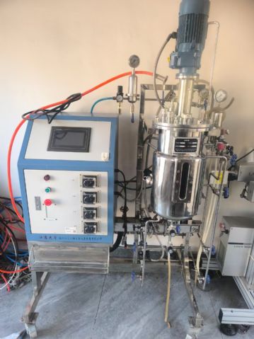 转让二手生物发酵罐 一台容积10L实验型