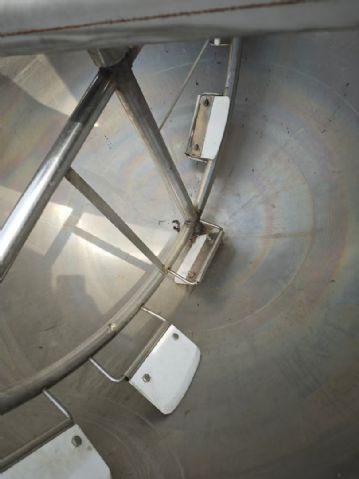 转让二手蒸汽夹层锅 两台容积600L倾斜