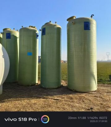 转让二手玻璃钢罐 容积6立方-10立方食