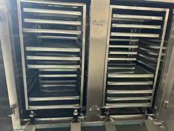 转让二手热风烘箱 一台四门八车192盘蒸