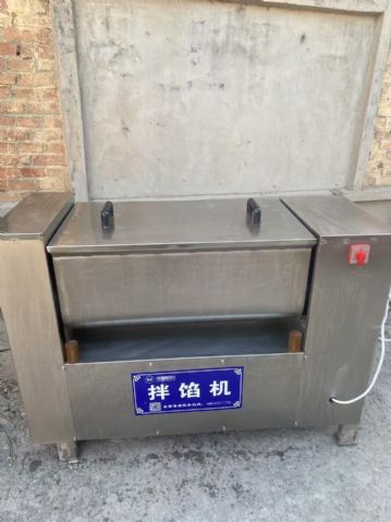 转让二手双轴拌馅机 一台容积100升兆源
