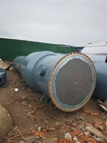转让二手列管冷凝器 两台换热面积800平
