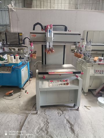 二手半自动丝印机6080台面