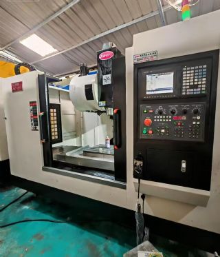 四台乔锋850L两线一硬加工中心，三菱M