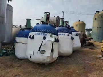 便宜出售一批2立方3立方搪瓷反应釜 成色