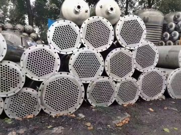 到货一批全新不锈钢列管冷凝器 10平方-