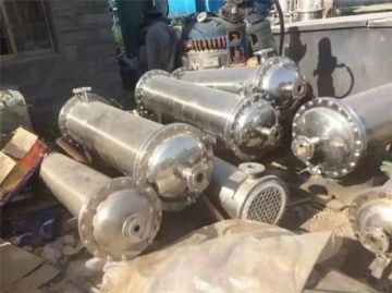 现货多台10平方20平方不锈钢二手列管冷