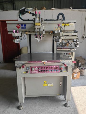 二手丝印机，无纺布丝印机，uv 固化机滚