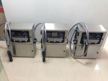 新到一批99新油墨喷码机，进口，国产品牌