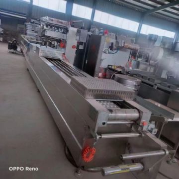 出售二手枣夹核拉伸膜真空包装机  连续真