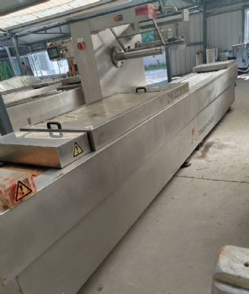 低价转让饵块糍粑拉伸膜真空包装机，正常运