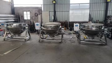 样机处理，全新未用不锈钢夹层锅，便宜处理