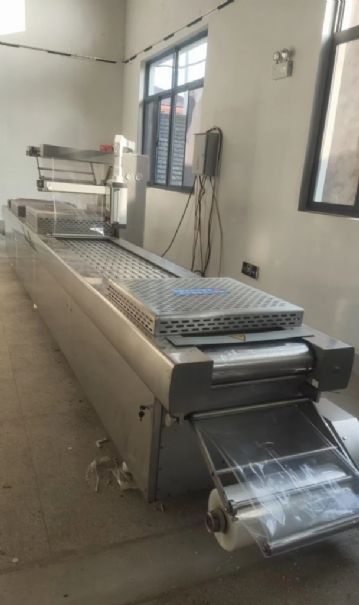 转让二手420调理肉拉伸膜真空包装机，九