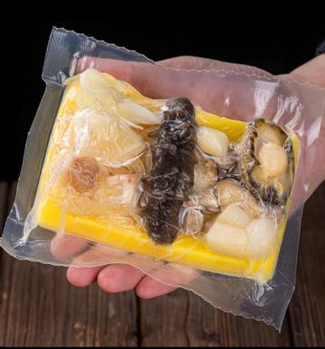 二手佛跳墙拉伸膜包装机，大盆菜真空包装封