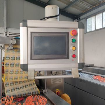 二手糍粑拉伸膜真空包装机，进口配置，时包