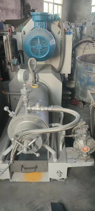 转让9成新二手60升卧式砂磨机，锆珠齐全