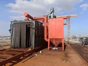 二手2.2*2.2米钢结构抛丸机 通过式