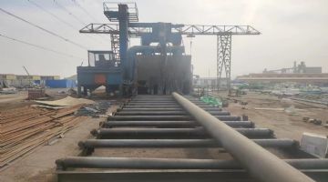 2.5米大型通过式抛丸机 二手钢结构抛丸