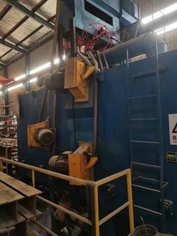 出售钢结构二手通过式抛丸机 喷砂机