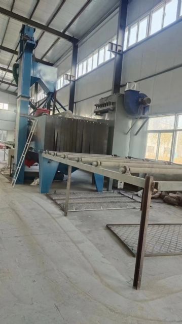 9成新2*1米通过式抛丸机 二手抛丸机