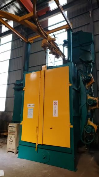 出售2.2X3米吊钩式抛丸机 二手抛丸机