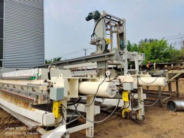 转让二手隔膜压滤机  二手120平方隔膜