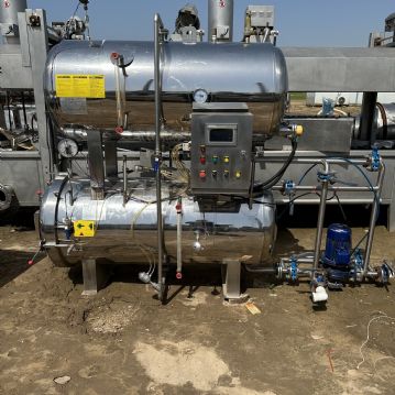 出售二手0.55立方电加热全自动杀菌锅 