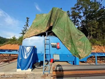 低价出售抛丸机全新未使用的辊道通过式抛丸