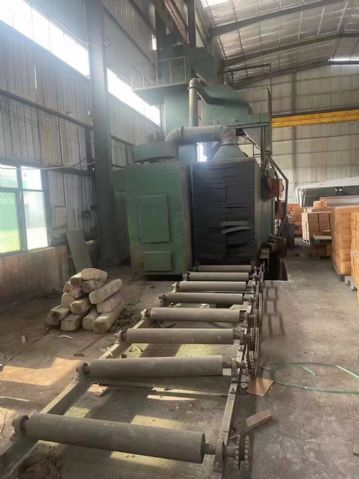 宽一米二，高两米二，钢结构专用通过式抛丸