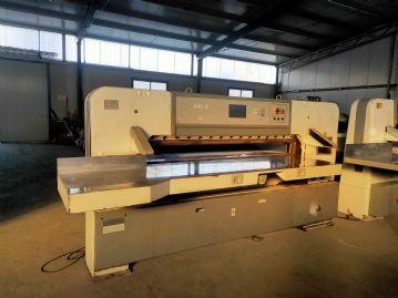 转让戴氏2米液压双轨切纸机一台，原装伺服