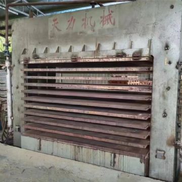 转让二手贴面热压机天力产4x8尺10层贴