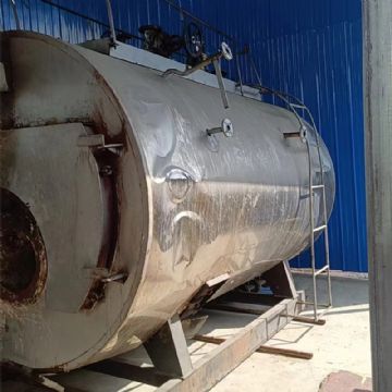 二手2吨蒸汽锅炉 带燃烧机